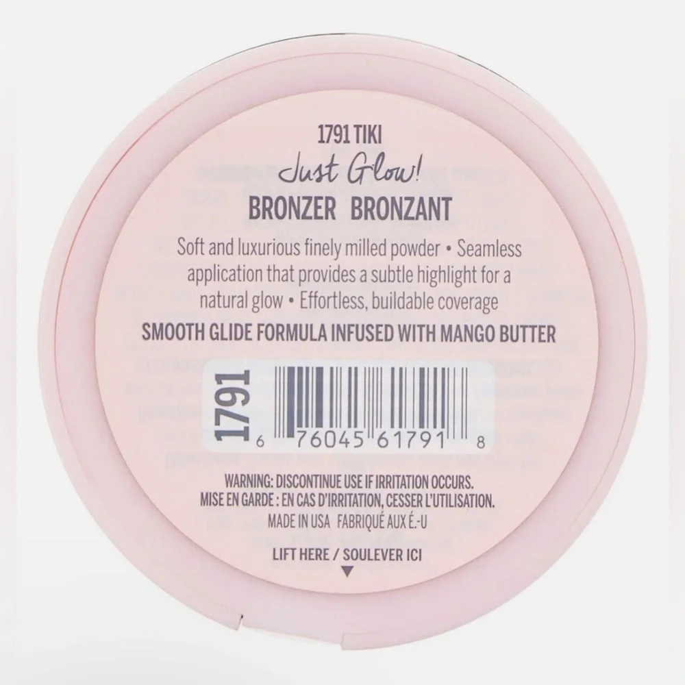 NWT Hard Candy Just Glow! Bronzer + Mango Butter 1791 Tiki